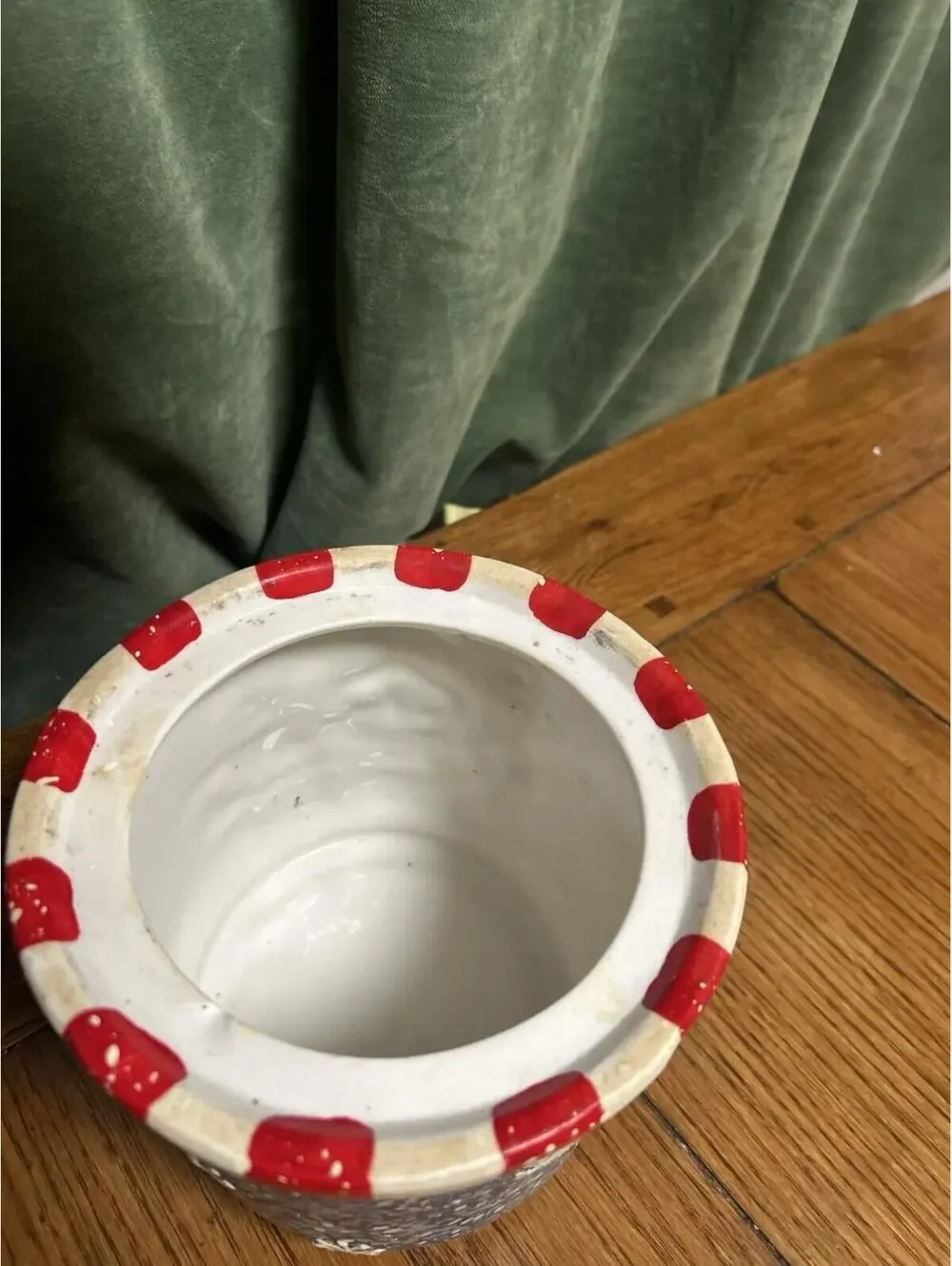 Vintage‎ Snowman Ceramic Cookie Jar